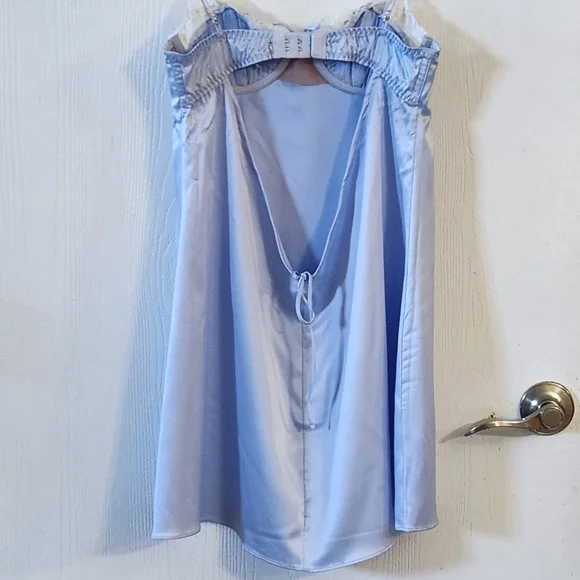 New!For Love And‎ Lemons Paloma Satin Chemise Slips